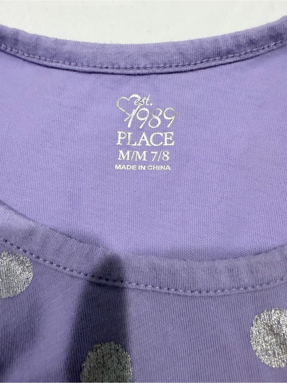 The Children's Place Lavender Purple Polka Dot Tulle Dress - Picture 4 of 6